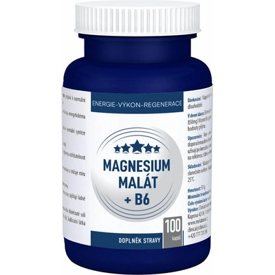 Clinical Magnesium chelát + B6 100 kapslí
