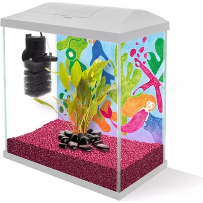 Aquael Leddy Mini akvarijný set biely 126 l