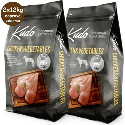 Kudo Dog LG Adult All Size Chicken & Vegetables 12 kg