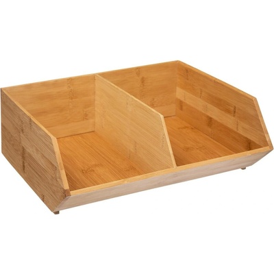 5five Simply Smart Dřevěný kuchyňský organizér Bam Duo, 35x30,5x12,5 cm