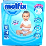 Molfix Бебешки пелени Maxi 4 (7-14 kg), 100 бр