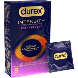 Durex Intensity - екстра овлажнен презерватив без латекс (8 бр. ) - desirel