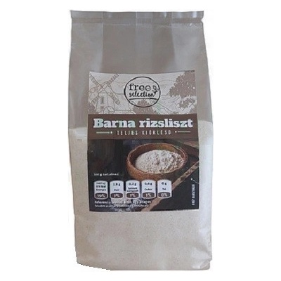 Free Selection Bezlepková Hnědá rýžová mouka celozrnná 500 g