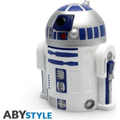 Keramická pokladnička Star Wars Hvězdné Války: R2-D2 13 x 8,5 x 19 cm bílá