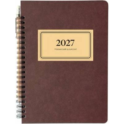 Bobo Blok A5 týdenní 2027 černý