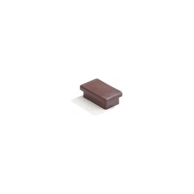 Krytka 50x30 mm - hnědá vnitřní