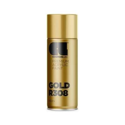 Cosmoslac CL akrylátový sprej R308 400 ml zlatá
