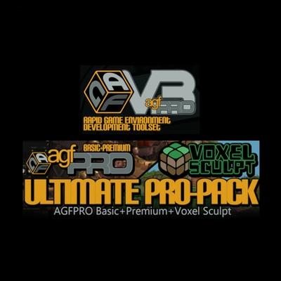 Axis Game Factory's AGFPRO + Voxel Sculpt + Premium Bundle