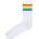 Funky Steps дамски чорапи бели с цветни ивици FSC048 Funky Steps | Mnogotsveten | ЖЕНИ | UNI