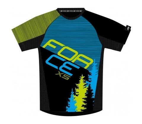 Force MTB X5 modro-fluo