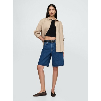 GAP Дънкови шорти Mid Rise Longline GAP GAP | Sin | ЖЕНИ | XXS