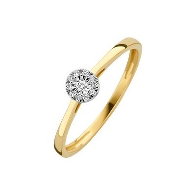 Blush Златен дамски пръстен с диамант Blush 1647BDI (1647BDI)