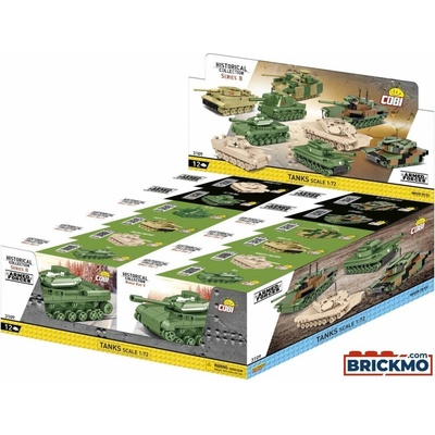 Cobi 3109 Displej 12 ks tanků 1:72 Série 2
