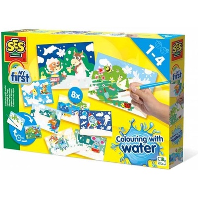 SES Creative Сес Моје първо рисуване с четка и вода - мега комплект