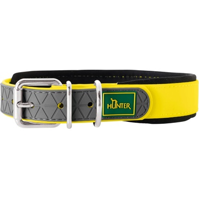 HUNTER Нашийник за куче Hunter Collar Convenience Comfort Dog collar - Neongelb - размер Halsumfang 42-50 cm (057-0108-0115)
