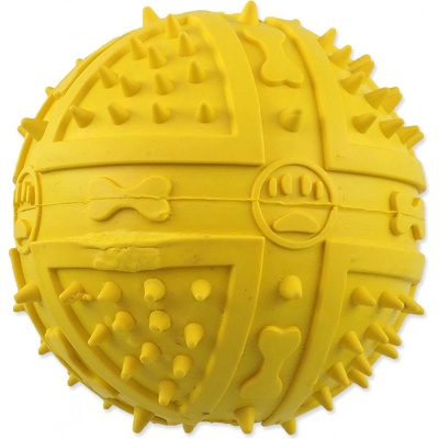 Dog Fantasy loptička s bodlinami pískacia 9 cm