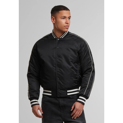 Urban Classics Мъжко Бомбър Яке Racer Bomber Jacket black XXLUB-TB7331-00007 - Тъмносив, размер S