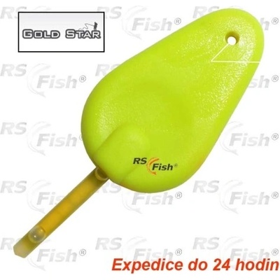 Gold Star Čihátko Lízátko na chemické světlo žlutá střední 102