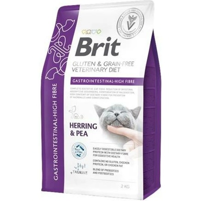 Brit Veterinary Diet Cat Grain Free Gastrointestinal High Fibre 2 kg