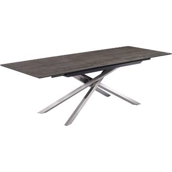 Carmen Разтегателна трапезна маса kikol - кафява