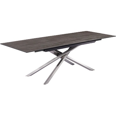 Carmen Разтегателна трапезна маса kikol - кафява