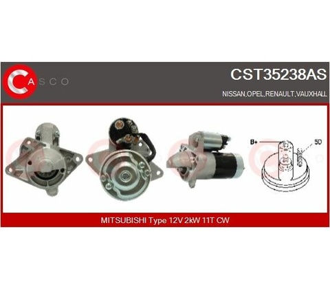 Startér CASCO CST35238AS