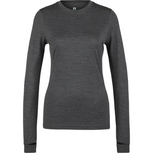 Heber Peak Дамско мериносово термобельо Heber Peak Women's Merino250 RootHe. L/S Merino base layer - Dark Smoke Melange - размер XS (115-2471-0211)