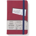 That company called if Bookaroo Pocket Notebook (A6) Journal - Dark Red