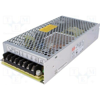 MEAN WELL RS-150-12 Napájecí zdroj: spínaný; k vestavbě,modulový; 150W; 12VDC; 12,5A