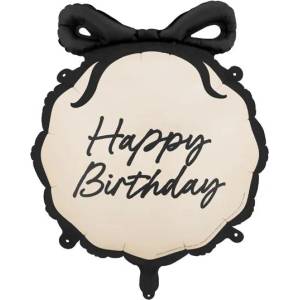 Party Deco Фолиев Балон Happy Birthday с Панделка (FB392)