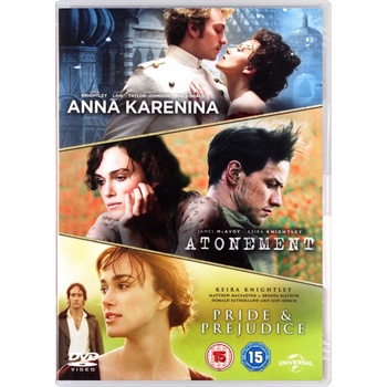 Anna Karenina/Atonement/Pride and Prejudice DVD