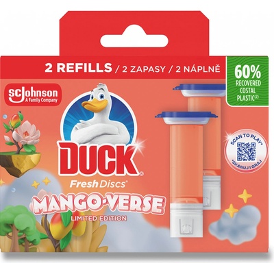 Duck Fresh Discs náhradní náplň Mango 2 x 36 ml