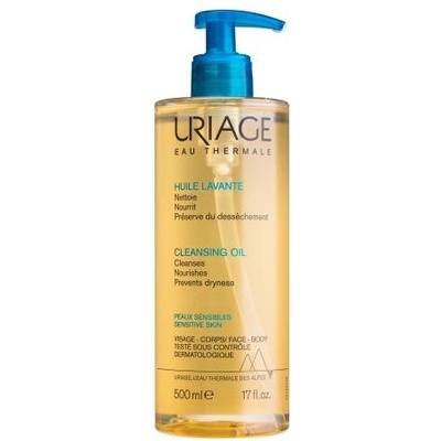 Uriage Cleansing Oil 500 ml почистващ гел за лице за нормална до суха чувствителна кожа за жени