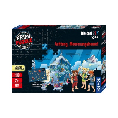 Franckh-Kosmos Krimi-Puzzle: Die drei ? ? ? Kids 150 Teile - Achtung, Meeresungeheuer!