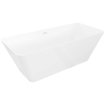 Mexen Velo Slim стояща вана 170 x 75 см, бяла, бял преливник - 52811707500-20 (52811707500-20)