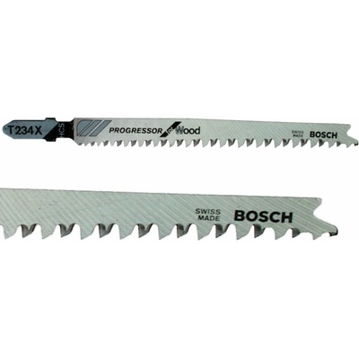 Bosch Pílové plátky do priamočiaré píly T 234 X, Progressor for Wood, 5 kusov, 2608633528