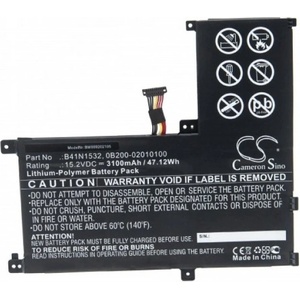 VHBW Батерия за Asus Q504U, B41N1532, 3100 mAh (888202105)
