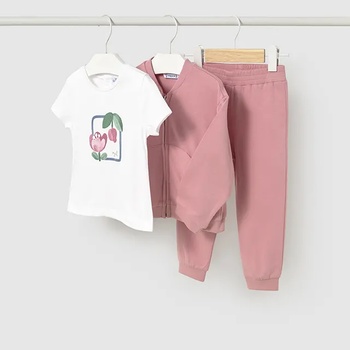 Mayoral Анцуг 3 части розов цвят за мини момиче Майорал