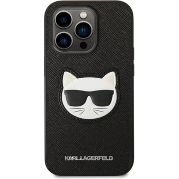 KARL LAGERFELD Калъф Karl Lagerfeld - Saffiano Choupette Head, iPhone 14 Pro Max, черен (3666339076986)