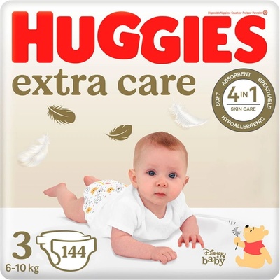 Huggies 2x Elite Soft č.3 - 144 ks