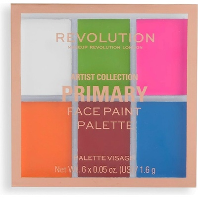 Makeup Revolution Artist Collection Primary Paint Palette Палитра 9, 6gr