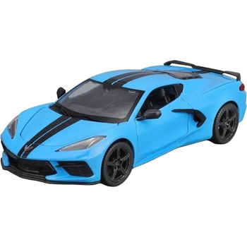 Maisto Метална кола Maisto Special Edition - Chevrolet Corvette Stingray Z51 2020, синя, 1: 24 (31527 BU)