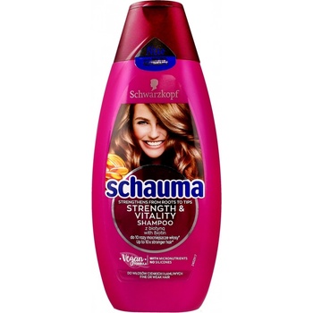 Schauma Strength & Vitality šampón 400 ml