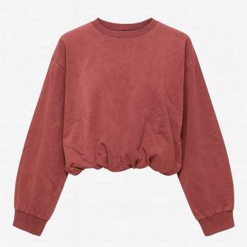 I Saw It First Пуловер I Saw It First Acid Wash Jumper - Burgundy