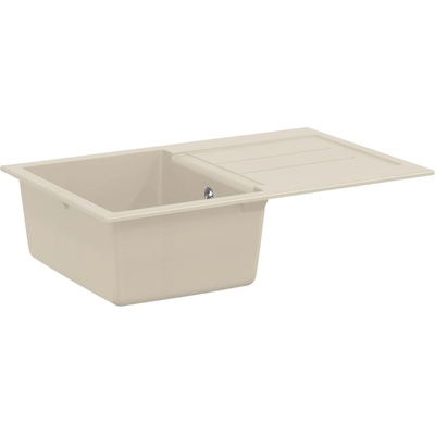 vidaXL Мивка Бежово 780 x 500 мм 80% Кварц и 20% Смола (42028394)