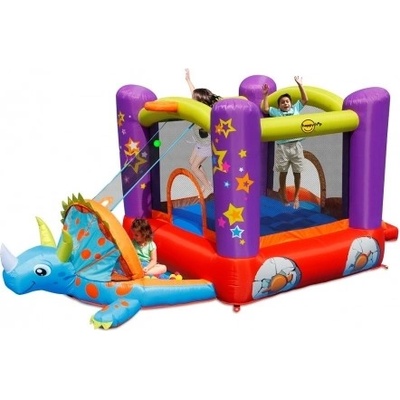 Happy Hop 9122 Dino party s míčky trampolína dinosaurus – Zboží Dáma