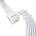 1stPlayer модулен кабел Custom Sleeved Modding Cable White - PCIe 5.0 12VHPWR M/M (FM2-B-WH)