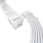 1stPlayer модулен кабел Custom Sleeved Modding Cable White - PCIe 5.0 12VHPWR M/M (FM2-B-WH) - desktop