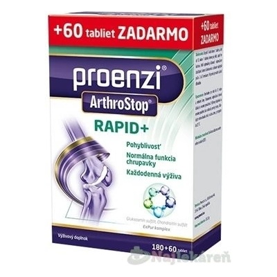 Proenzi ArthroStop RAPID+ tabliet 180+60 zadarmo 240 ks