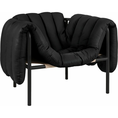 Hem Puffy Black Leather / Black